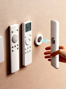 1 Stück magnetischer TV/Klimaanlagen Fernbedienungshalter, Wandhalterung mit Klebefläche, ohne Bohren erforderlich