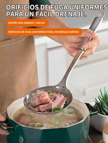 Stainless Steel Scoop, Filter Scoop - Style 1 - View 1
