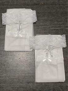 Sexy Lingerie A Lady's Pure Lust Passion Flirting Lace Suspender Straps Integrated Ultra-Thin Hot Temptation Suspenders For Club, Night Out, Dates, Shows, Wedding Night – Cheeky Stockings & Tights Lingerie - White - View 8