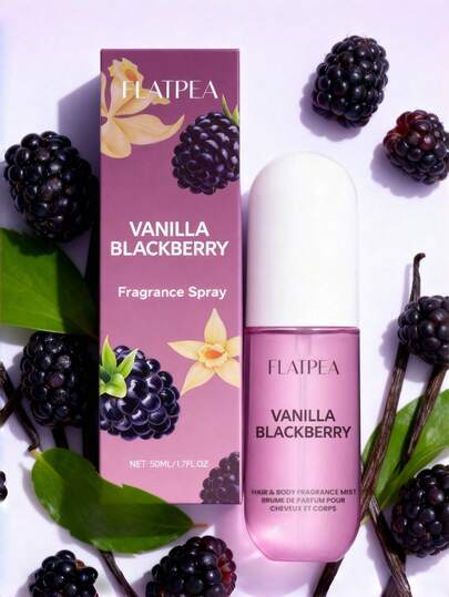 50ml Fragancia para mujer, aroma a cereza, mora y vainilla, fragancia ligera de larga duración, bruma corporal/capilar, ambientador sin alcohol, ideal para dormitorio, sala de estar y hogar, también un gran regalo para el Día de San Valentín, Día de la Madre, familia y amigos, compacto y portátil, regalo perfecto para la novia