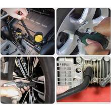 1/2" Locking Wheel Nut Remover Stud Bolt Impact Twist Socket Extractor Tool Set - Default - View 6