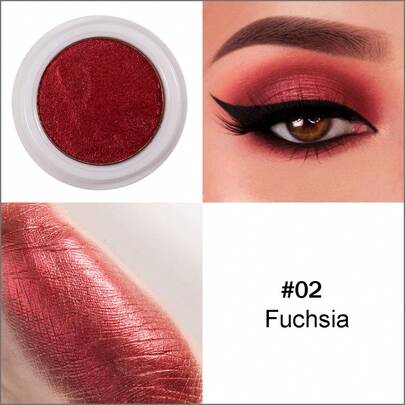  Sombra de ojos polarizante con perlas HANDAIYAN, con un destello de puré de patatas monocromo. Contenido neto: 2,5g