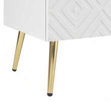 Moderner 6-Schubladen-Kommode – 120x40x80cm – Elegantes Schwarz mit Gold – Metallbeine für Stabilität – Perfekt für Schlafzimmer & Wohnzimmer