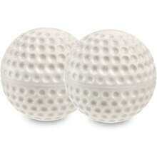 12 Paquetes de Pelotas de Béisbol Verdes con Hoyuelos, Pelotas de Béisbol de 9 Pulgadas para Máquina de Lanzamiento para Coordinación Ojo-Mano, Práctica de Golpeo y Campo - BLANCO - Ver 4