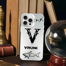 Custodia per telefono di stile V-VrunkS, compatibile con 16, 15, 14, 13, 12, 11 Pro Max, in finitura opaca bianca con effetto metallico laser aurora. Custodia compatibile con 17 Pro, 17 Pro Max, 17, 16 Pro.
