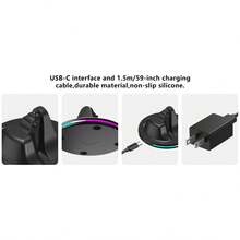 Suitable For Meta  Glasses Charger Stand Meta Glasses AR Glasses Charging Dock RGB Storage Stand - màu đen - Xem 11