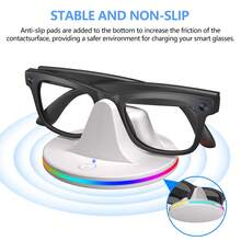 Suitable For Meta  Glasses Charger Stand Meta Glasses AR Glasses Charging Dock RGB Storage Stand - 白色 - 查看 4