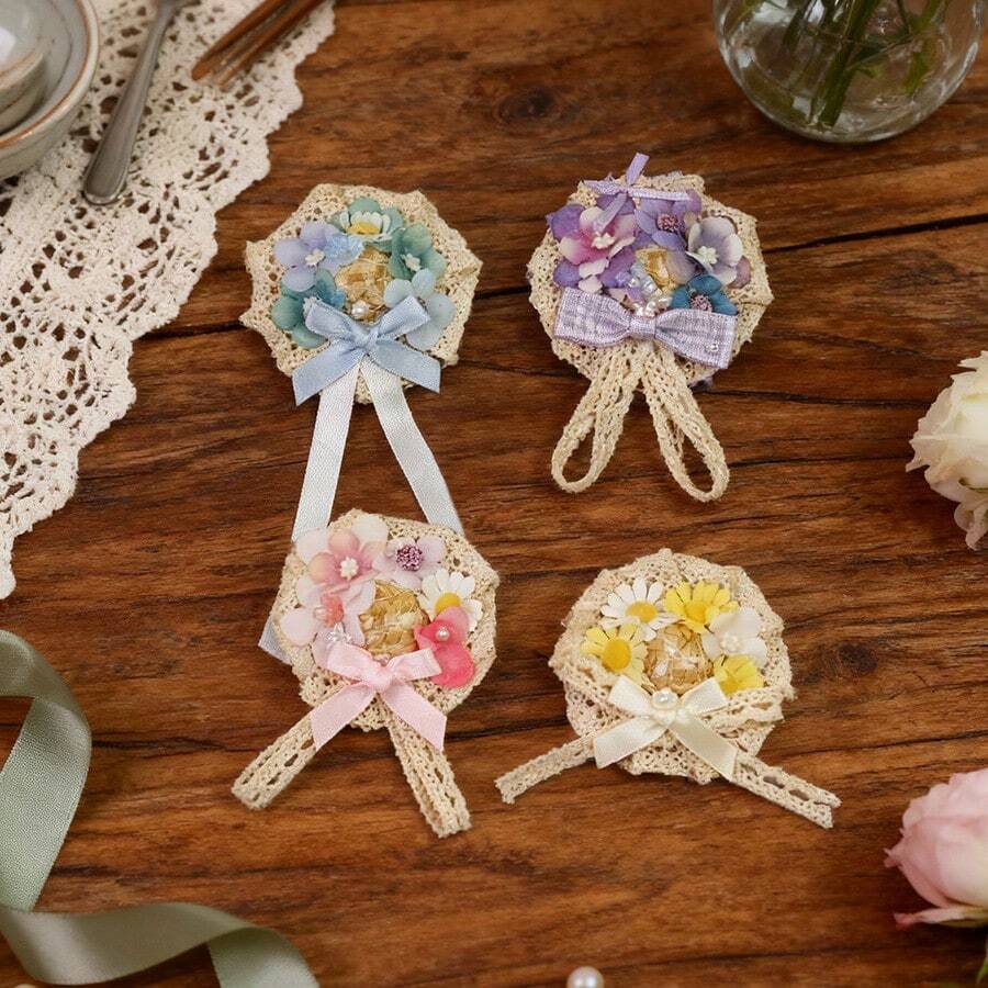 1 Stück süßer Stoff Gartenhut Kühlschrankmagnet, geeignet für Zuhause, Büro, Auto, Aufbewahrungsschrank, Schranktür Dekoration - leuchtende Farben, langanhaltend und leicht zu reinigen, toll als Geschenk und Dekoration, Kühlschrankmagnet, Bürodekoration, lustiges Design