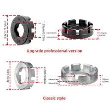 VXM Mountain Road Bicycle Spoke Wrench Tool, Fixed Gear Repair Adjustment Tensioner