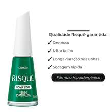 Kit Of 10 Risqué Nail Polishes In Various Shades Of Blue And Green Wholesale - 10 colores - Ver 3