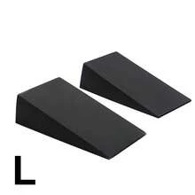 2 كتل يوجا قابلة للتعديل لتحسين الاستقرار والقوة في الساقين والتوازن - معدات لياقة بدنية سوداء قوية وذات سطح ناعم، لرفع الأثقال وتأهيل الساق والتمدد العميق، مساعد تدريب للمستخدم في صالة الألعاب الرياضية، كتلة يوجا، كتلة مائلة، معدات رفع الأثقال، رمبة تدريب، رفع الساق، تمدد، رفع الكعب، لوح مائل - الأسود - مشاهدة 10