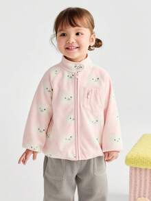 Balabala Young Girl' Soft & Comfortable Layering Jacket, 2025 New Autumn/Winter Collection - Red Hue - View 1