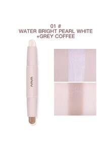 NOVO 二合一高光修容棒，哑光亮肤塑脸，鼻影，遮瑕膏 - 01#亮膚色 - 查看 13