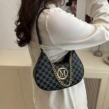 Bolsos de hombro para mujer, ligeros, de piel sintética, elegantes, con cremallera superior.