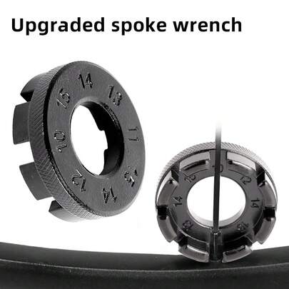 VXM Mountain Road Bicycle Spoke Wrench Tool, Fixed Gear Repair Adjustment Tensioner