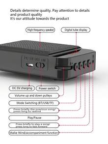 A Headworn Microphone Loudspeaker Voice Amplifier Recorder Mic Speaker Audio Mini Wired Microphone For Teachers Tour