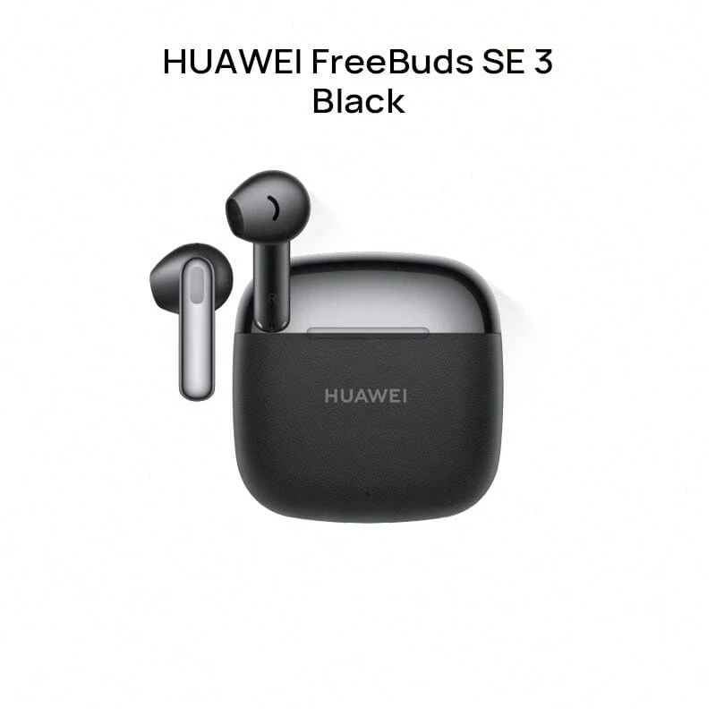 FreeBuds SE 3 Wireless Bluetooth Earphones, Lightweight And Compact, Long Battery Life, Reliable Connection, Convenient Operation, Fast Charging, IP54 Dust And Water Resistant, Bluetooth 5.4, Compatible With Android, IOS, Windows And Other Devices - Black - Black - View 1