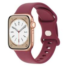 1pc Fashionable And Minimalist Solid-Color Silicone Watch Strap Compatible With Apple Watch Band 38mm 40mm 41mm 42mm 44mm 45mm 49mm (S10 42 )Mm (S10 46)Mm,Soft And Comfortable Replaceable Sports Band Compatible With Iwatch Series 11 Ultra 3 SE3 Ultra 2 S10 SE2 9 8 7 SE 6 5 4 3 2 1, Perfect Gift For Thanksgiving, Halloween, Birthdays, And More - Unisex For All Ages