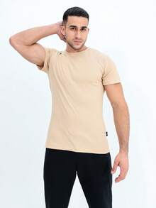 Men T-Shirts - Beige - View 3