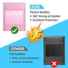 Barelove 50Pack Bubble Mailers Usable Self Seal Padded Mailing Envelopes Waterproof Bubble Padded Mailer For Small Business Mailing Small Items, Yellow - 粉色 - 查看 5