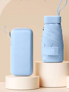 1 chiếc ô mini bỏ túi, ô nhỏ gọn, ô gấp 5 lần, ô chống mưa và chống nắng kép, ô du lịch bỏ túi chống nước mini, ô che nắng cho nữ, ô chống nắng UV, ô dù mini gấp 6 lần siêu nhẹ, ô du lịch mini, ô dù hai mục đích sử dụng dù nắng và mưa nhỏ gọn - Nhiều màu - Xem 13