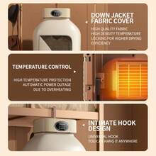 Portable Clothes Dryer, Mini Dryer With Timer - Compact And Convenient Drying Solution For Apartments, Dorms, RVs - Quick And Easy To Use Compact Dryer With Drying Bag, Suitable For Delicate Clothes, Underwear, Small Items