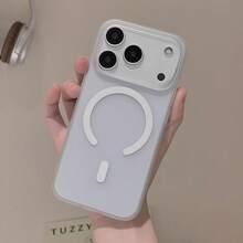 Funda protectora magnética Ice Mist, antideslizante y anti-caídas, carcasa dura ultrafina de material PC+TPU. Compatible con Apple APPLE 17/17 Air/17 Pro/17 Pro Max, 16/16 Pro/16 Plus/16 Pro Max/16E,11 1213 14 15, así como modelos Galaxy S25 Ultra/24 Plus/23/22. Funda para teléfono Apple 17, funda acrílica para teléfono, funda Apple 17 Pro Max, funda Apple 17 Pro Max con Magsafe