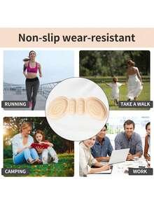 4 Pairs Anti-Slip Heel Pads For Shoes, Comfortable Heel Grips & Inserts For Women & Men, Prevent Rubbing & Blisters, Perfect For Shoes That Are Too Big, Shoe Liner Cushions