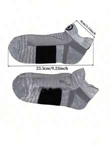 1/3 pares de meias de compressão esportivas, meias curtas respiráveis e explosivas, adequadas para fitness e uso diário - Multicolorido - Ver 2