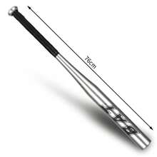 户外铝合金棒球棒：更厚更坚固，有小/中/大三种尺寸可选，适合在公园或球场进行棒球比赛，是棒球爱好者、各种技能水平的球员和户外运动初学者的理想选择。 - 銀色 - 查看 4