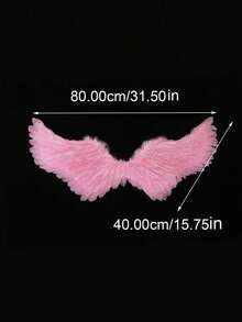 1pc Colorful Feather Angel Wings, Personalized Costume Prop For Adults, Suitable For Festivals, Performances, Cosplay,Halloween