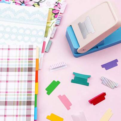 1 قطعة ثاقب للتبويب، صانع تبويب DIY للمفكرات ودفاتر الملاحظات وألبومات الحفظ