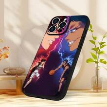 [1pc Funda de Teléfono de Baloncesto de Anime] Funda de Teléfono Creativa y Apasionada de Personaje de Anime de Batalla de Baloncesto, Proporcionando Protección Completa con Cubierta Suave de TPU a Prueba de Golpes e Impactos, Adecuada como Regalo para Cumpleaños o Festividades para Hombres y Mujeres, Compatible con iPhone 16, 15, 14, 13, 12, 11, XS, XR, X, 7, 8, Mini, Plus, Pro, Max, SE. - Mezcla de colores - Ver 8
