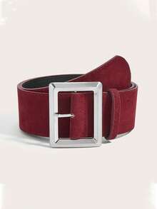 1 Stück Damen Retro Maillard Stil breiter Taillengürtel, Taille raffend, passt gut zu Kleidern, schicker amerikanischer Stil