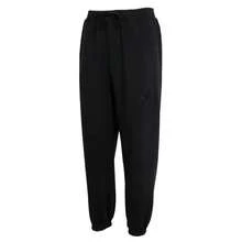 Adidas Pantalones de chándal con forro polar cálido para hombres, pantalones de chándal holgados de punto informal