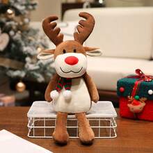 1pc Christmas Series Plush Doll, Santa Deer, Gingerbread Man, Snowman, Christmas Tree, Santa Claus Doll, Soft Plush Stuffed Doll, Christmas Party Decor, Christmas & Birthday Gift - Multicolor - View 18