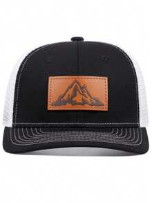 2025 Fashion New Breathable Mesh Hat Labeling Mountain Printed Flat Edge Hat Outdoor Daily Life Commuter Decoration Hat Leisure Sports Sunshade Hat Street Creative Hip Hop Hat Street Dance Personalized Skateboarding Hat Unisex Baseball Hat - Nhãn núi - Xem 2