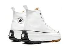 Converse Run Star Hike Low 166800C (White) – Women's Platform Sneakers With Chunky Sole, Retro Canvas Upper, And Star Heel Detail For Modern Everyday Style - trắng - Xem 3