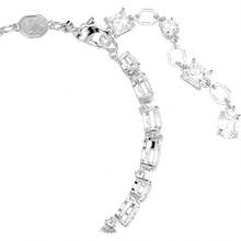 Mesmera Bracelet, Mixed Cuts, White, Rhodium Plated - 1 - View 3