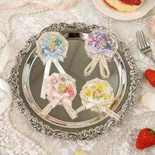 1 Stück süßer Stoff Gartenhut Kühlschrankmagnet, geeignet für Zuhause, Büro, Auto, Aufbewahrungsschrank, Schranktür Dekoration - leuchtende Farben, langanhaltend und leicht zu reinigen, toll als Geschenk und Dekoration, Kühlschrankmagnet, Bürodekoration, lustiges Design