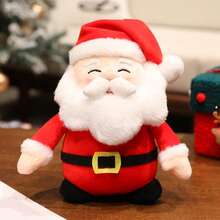 1pc Christmas Series Plush Doll, Santa Deer, Gingerbread Man, Snowman, Christmas Tree, Santa Claus Doll, Soft Plush Stuffed Doll, Christmas Party Decor, Christmas & Birthday Gift - Multicolor - View 15
