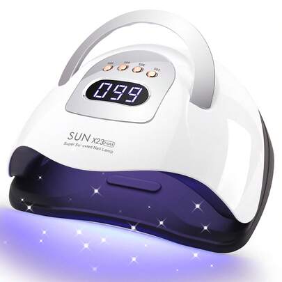 81 LED Nail Lamp With LCD Display, Fast Drying UV Nail Gel Curing Light Suitable For All Nails And Gel Manicure Tools