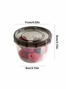 1 Stück Kühlschrankbox mit Frischhaltefunktion, multifunktionale versiegelte Lebensmittelaufbewahrungsbox, versiegelte Box, Aufbewahrungsbox für trockene Obst- und Gemüsesnacks