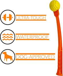 Ren   Ultra Whistling Ball Launcher Dog Toy (1 Count) - Launcher and Ball - View 10
