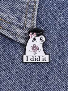 1PC Funny Spanish Figures Flork Enamel Pin I Did It Cartoon Cute Characters Brooch Lapel Backpack Badge Jewelry Gift For Friends