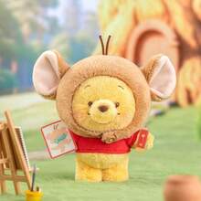 Miniso Caja ciega de adorno colgante de peluche de la serie And Roo Friends - Material de peluche suave, diseño de personaje exquisito, sorpresa aleatoria, súper lindo para decorar bolsos y llaves (1 pieza entrega aleatoria) - Multicolor - Ver 4