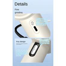 haoss 新款100档高速户外手持风扇，快充，飓风般强劲，迷你USB充电，大容量电池，超长续航，理想的夏季礼物，强劲制冷 - 藍色 - 查看 5