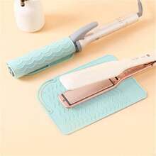 1/2 st/480°F värmebeständig silikonstylingmatta - roterande stavhållare för hårplattänger, locktänger och resor - Multifärgad - Visa 15