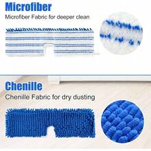 Mop Heads Replacements O - Cedar Hardwood Floor 'N More Microfiber Flip Mop, 2 Pack Dust Mop Heads Ocedar Flip Mop, Reusable Refill Double - Sided Mop O Cedar Mop - 最初的 - 查看 5