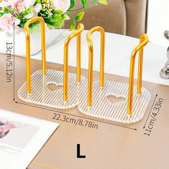 1 件日式桌面杯架 - 适用于家庭、酒吧、奶茶店和咖啡馆 - 塑料材质，无需电源，家居装饰，圣诞礼物，乔迁礼物，返校房间装饰